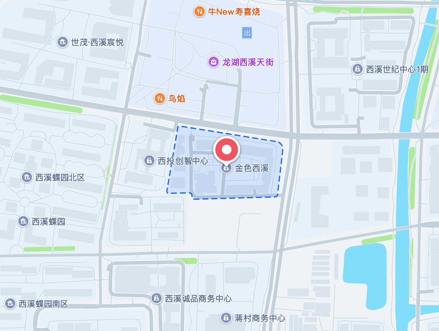 金色西溪地图